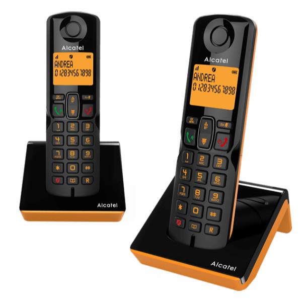 Alcatel S280 Ewe Duo Negro Naranja